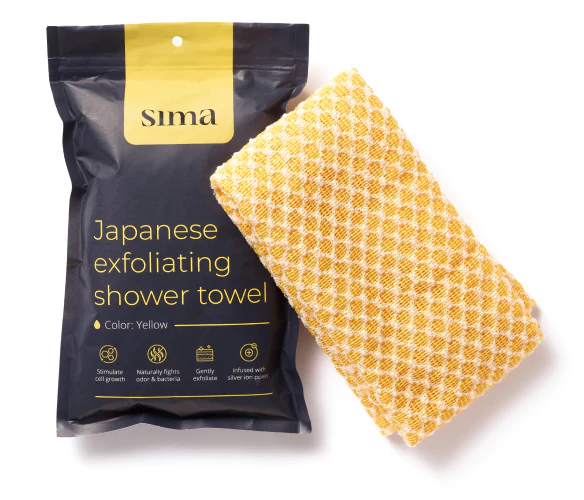 Sima Japanese Exfoliating Shower Towel - Image 4