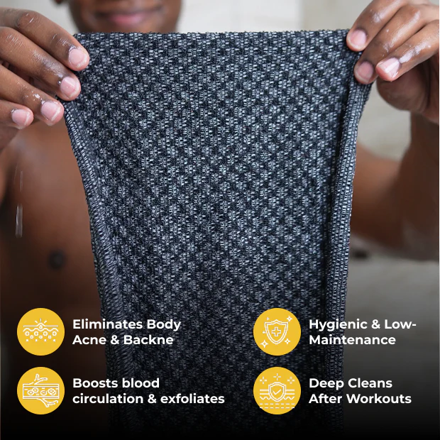 Sima® Japanese Exfoliating Shower Towel - backance - Image 2