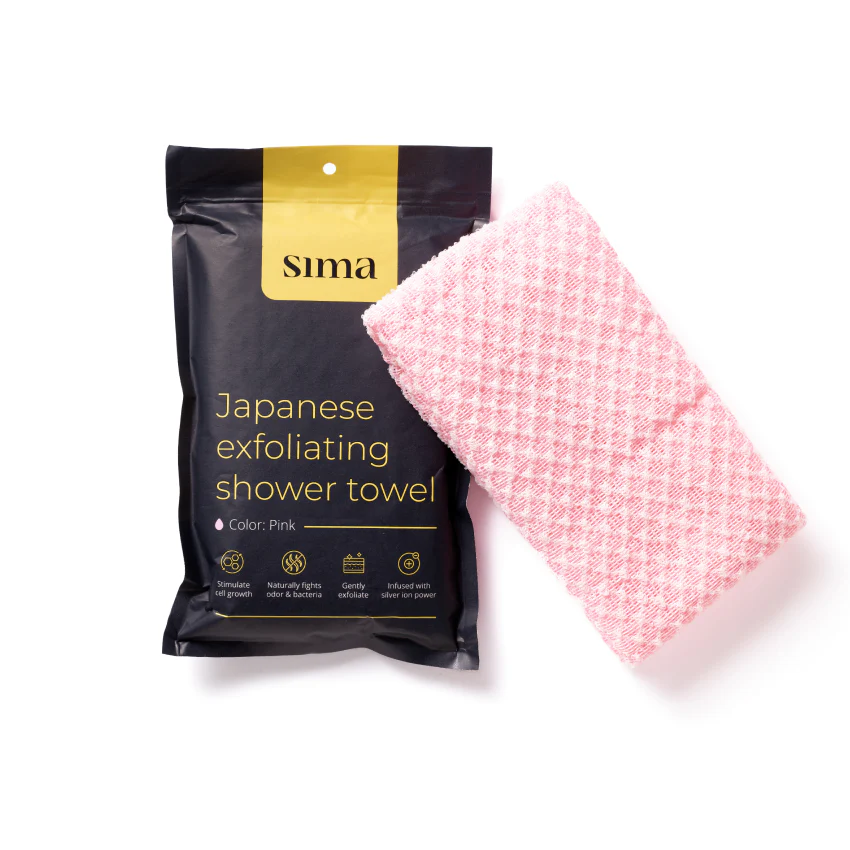 Sima® Japanese Exfoliating Shower Towel - Image 4